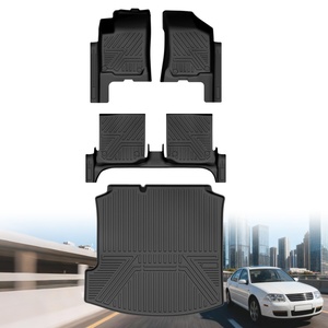 Tapetes para Auto de Protección para Todas las Estaciones para Jetta Classic 2008-2015, Tapetes 5D de TPE, Impermeables - Product Image 1