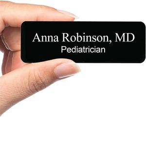 Custom Personalized Engraved Name Tag/Badge for Business, with Magnet or Pin, Sizes 1"x3" or 1.5"x3" (1"x3") - Product Image 6