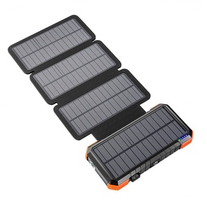 Cargador de Teléfono Solar Portátil Universal con Logotipo Personalizado, Banco de Energía de 20000 mAh, Carga Inalámbrica a Prueba de Agua - Product Image 2