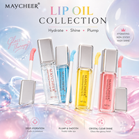 En stock – 4 couleurs – Huile à lèvres brillante hydratante non collante – Prix de gros – Approvisionnement en vrac – Marque privée – Soin des lèvres professionnel