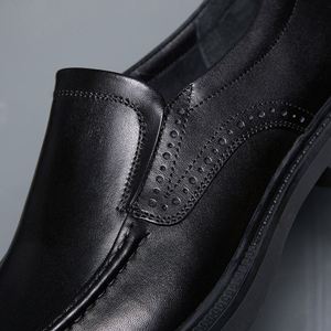 Nuevos Mocasines de Hombre 2025, Estilo Retro Británico, Cierre con Cordones, Transpirables, Antideslizantes, Ligeros, Parte Superior de Cuero Genuino - Product Image 2