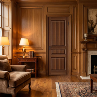 Portes intérieures en bois composite de haute qualité, vernies au four, pour hôtels et maisons, fabricant chinois de premier plan