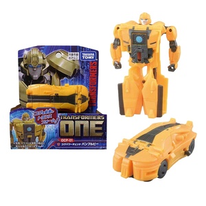 TAKARA TOMY <span class=keywords><strong>Transformers</strong></span> ONE DCP-01 <span class=keywords><strong>Bumblebee</strong></span> Quick Power Change Spin Changer Figurine d'action Robot 2-en-<span class=keywords><strong>1</strong></span> Jouet de collection - Product Image 1
