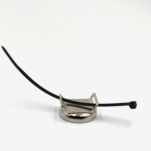 Clip per cavo magnetico Base per attacco Zip/supporto per filo magnetico in acciaio inossidabile/fibbia magnetica al neodimio forte - Product Image 4