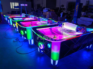 <span class=keywords><strong>Table</strong></span> de <span class=keywords><strong>hockey</strong></span> sur <span class=keywords><strong>air</strong></span> PLAYFU <span class=keywords><strong>AIR</strong></span> FX à surface incurvée, machine de jeu d'arcade intérieure à monnayeur pour parcs d'attractions et centres commerciaux - Product Image 2