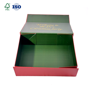 Tùy Chỉnh Giáng Sinh <span class=keywords><strong>Hamper</strong></span> Hộp Lễ Hội Món Quà Bất Ngờ Ribbon Từ Cứng Nghệ Thuật Giấy Quà Tặng Bao Bì Hộp - Product Image 4