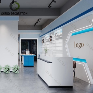 ตู้โชว์กระจกไม้พร้อมไฟ LED แบบกำหนดเองสำหรับร้านค้าปลีกทันสมัย - Product Image 5