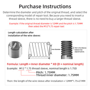 261 Stuks Auto Motorblok Herstellen <span class=keywords><strong>Re</strong></span> Draad Reparatie Kit Aluminium Draad Reparatie Set - Product Image 4