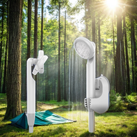 Pompe de douche portable rechargeable par USB, outil de camping et de randonnée en plein air étanche pour caravanes
