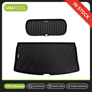 Tapis de sol de voiture en TPE imperméable et antidérapant pour 7 places, toutes saisons, LHD, pour <span class=keywords><strong>Tesla</strong></span> Model Y Long Range - Product Image 1
