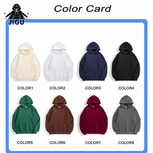 Chất Lượng Cao 500 GSM 100% Cotton Lông Cừu Biểu Tượng Tùy Chỉnh Thời Trang Đường Phố Dày Nặng Quá Khổ Áo Thun Hoodies Cho Nam Giới In - Product Image 3