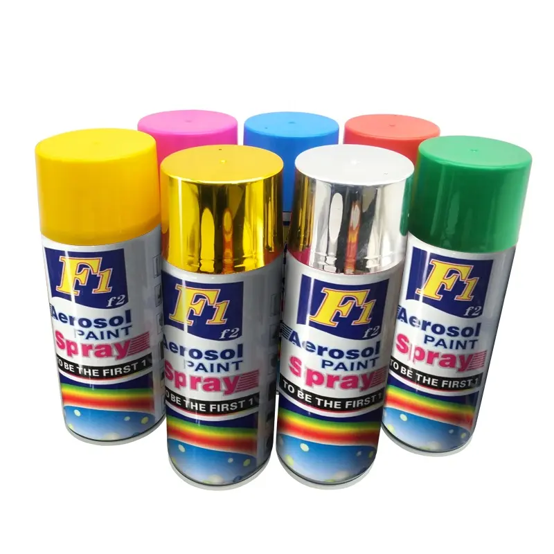 Tinta spray não tóxico para grafite f1