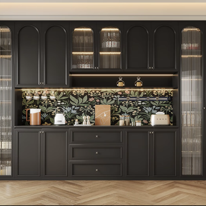 Mueble <span class=keywords><strong>de</strong></span> Cocina Modular Práctico, Gabinete Lateral para <span class=keywords><strong>Vino</strong></span> con Vidrio, Personalizable, Garantía <span class=keywords><strong>de</strong></span> 5 Años, Compatible con Todo Tipo <span class=keywords><strong>de</strong></span> Herrajes - Product Image 3