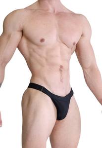 Suspensorio Gay de Algodón Negro de Alta Calidad, Cintura Ancha, Sexy, Tanga, Ropa Interior Masculina - Product Image 3
