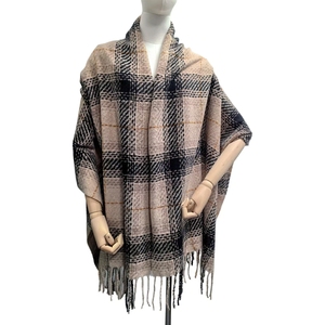 Mô Hình Rô Mùa Đông Màu Nâu Khăn Dày Kẻ Sọc Ấm Pashmina Khăn Choàng Cashmere Khăn Thổ Nhĩ Kỳ Pashmina Đế Cho Phụ Nữ - Product Image 5