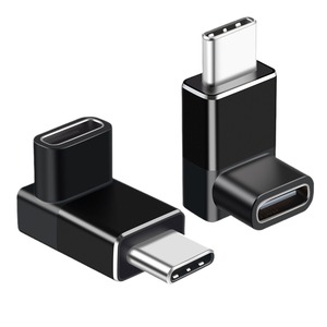 Adaptateur Pengqiao Type C mâle à femelle, convertisseur coudé à 90 degrés pour ordinateur portable, câble d'extension de connecteur USB C - Product Image 4