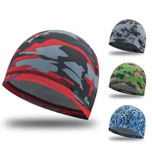 Camouflage Helmet Inner Liner Camo Skull Cap For Cycling And Mountaineering