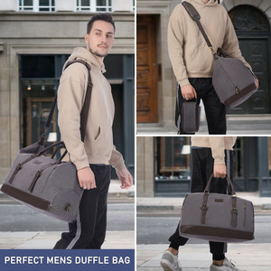 LOVEVOOK-<span class=keywords><strong>Bolso</strong></span> <span class=keywords><strong>de</strong></span> <span class=keywords><strong>viaje</strong></span> para hombre, bolsa <span class=keywords><strong>de</strong></span> <span class=keywords><strong>viaje</strong></span> con compartimiento para zapatos, para el fin <span class=keywords><strong>de</strong></span> semana, avión, gran oferta, 2022 - Product Image 2