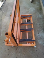 Troli Transportasi Kaca Lipat Model A-Frame, Keranjang Panel Baja Tugas Berat dengan Roda Putar Ber-Rem untuk Kaca Lembaran, Dapat Disesuaikan