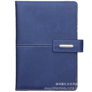 Ensemble cadeau de carnet de notes d'affaires Lincoln A5 avec fermeture à boucle, impression de logo personnalisé, cadeau d'entreprise de grande valeur - Product Image 1