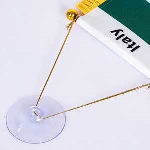 <span class=keywords><strong>Italie</strong></span> Mini drapeau suspendu Bannière Couleurs accrocheuses pour les célébrations Campagnes publicitaires Matière plastique polyester durable - Product Image 6