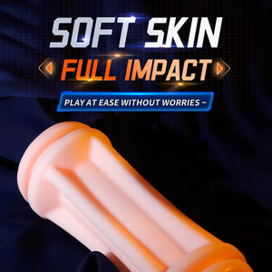 पुरुष सेक्स खिलौना ऐप नियंत्रण सिलिकॉन पुरुष लिंग उत्तेजना वाइब्रेटर डबल चैनल मुंह कुटी लिपटे कृत्रिम हस्तमैथुन - Product Image 4