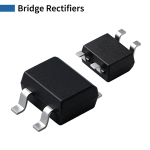 ชิ้นส่วนอิเล็กทรอนิกส์ MB6S SOIC-4วงจรเรียงกระแสแบบบริดจ์ไดโอดติดตั้งบนพื้นผิว SOP-4 600V 500mA -55 ℃ ~ + 150 ℃ - Product Image 1