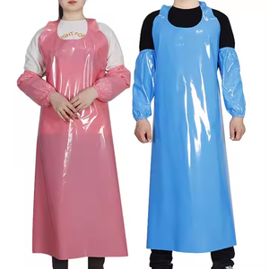 Nhà máy sản xuất Bán buôn máy có thể giặt Tạp dề BBQ Đen Nấu ăn nhà bếp Tạp dề biểu tượng tùy chỉnh dùng một lần tạp dề - Product Image 3