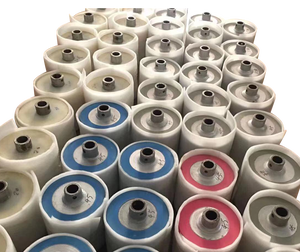 مخصص المطاط الأسطوانة المطلية ، المطاط المطلي الأسطوانة ، بكرة مطاطية - Product Image 2