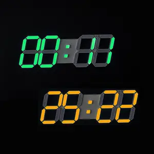 LED-Wanduhr, elektronische Uhr, stereo skopische 3D-Uhr