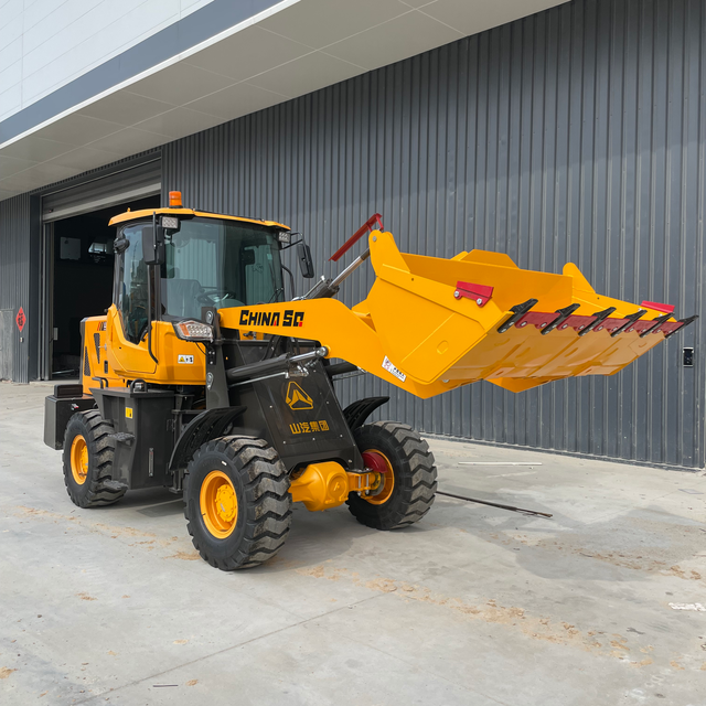 High Efficiency 1.5 Ton Small Wheel Loader ZL-920 with Multiple Unloading Heights