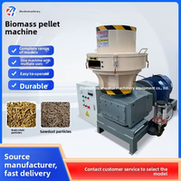 Machine à granulés de bois verticale à matrice annulaire Xinzhuohui 0,8-1t/h à économie d'énergie, moteur à roulement, pour granulés de biomasse de 8-20mm