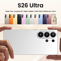 Versión Global Original S26 Ultra 5G Smartphone 16GB 1TB Doble SIM Android 15 Pantalla HD OLED de 7.3 Pulgadas 144Hz 108MP Francés 100W Deca