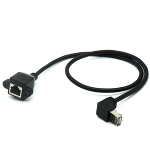 JBLRJ45-SF-RM Jack <span class=keywords><strong>RJ45</strong></span> à montage sur panneau à vis vers prise <span class=keywords><strong>RJ45</strong></span> Câble réseau à angle <span class=keywords><strong>droit</strong></span> - Product Image 5