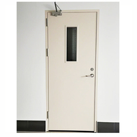 Portes en acier ignifuges de sortie de secours avec barre anti-panique, sortie de secours avec double serrure