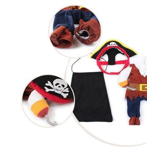 Manteau amusant pour <span class=keywords><strong>chien</strong></span> et chat, vêtements de pirate hilarants pour animaux de compagnie, mignons, toutes saisons, pour chiots Bichon Frise, petits modèles - Product Image 3