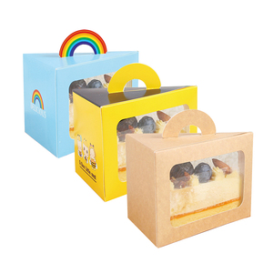 Bán Sỉ Hộp Bánh Hình Tam Giác Bằng Nhựa Trong Suốt Ngày Lễ Tình Nhân Chống Dầu Mỡ Cho Thú Cưng - Product Image 5