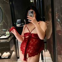Neu Eingetroffen Schwarzes Kostüm-Outfit Damen Y-Lingerie Übergröße Latex-Kleidung Fetisch-Lingerie Y Heiße Damenunterwäsche