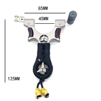 JW-195 Produits de tir en plein air Lance-pierres laser portables en alliage métallique avec bande élastique pour adultes