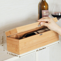 Bouteille unique en bois ordinaire personnalisée en gros Boîte d'emballage cadeau inachevée Boîte pour bouteille de vin en bois