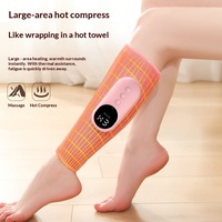 Masseur de mollets sans fil OEM à compression d'air, chaleur, vibrations, contrôle du temps, batterie au lithium rechargeable, appareil de circulation sanguine pour les jambes