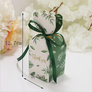 กล่องของขวัญงานแต่งงาน กล่องกระดาษใส่ของชำร่วย กล่องใส่ขนม อุปกรณ์เสริม ของชำร่วย กล่องของขวัญกระดาษแข็งสีขาว จัดส่งฟรี - Product Image 6