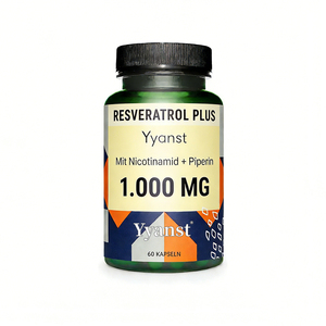 Complément alimentaire quotidien en gélules molles sans gluten, de haute qualité, marque privée, RESVERATROL PLUS & nicotinamide & piperine - Product Image 1