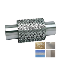 Rouleau d'embossage en plastique forgé de précision avec surface chromée pour application sur manchon Anilox d'impression flexographique