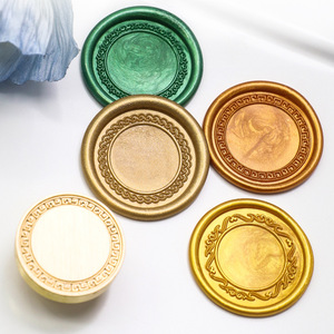 Sello de laca de estilo europeo cabeza de cobre marco de fotos cuenta de mano sobre sello de autenticación confidencialidad sello de pintura de fuego - Product Image 6