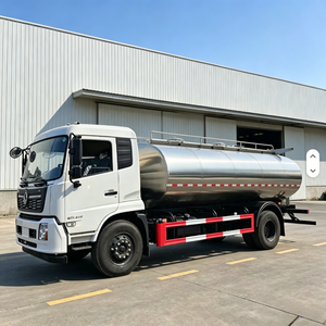 Camion-<span class=keywords><strong>citerne</strong></span> à lait neuf Dongfeng 4X2 LHD Diesel EURO5 13CBM SUS304 pour le transport de lait frais, avec isolation et refroidissement - Product Image 4