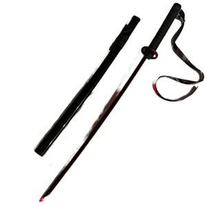 Épée en bois Iaido avec manche lumineux effet neige blanche, jouet épée laser - Product Image 1
