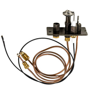 Dispositif d'allumage au gaz naturel en cuivre avec thermocouple et électrode pour pièces de chauffe-eau à usage domestique - Product Image 4