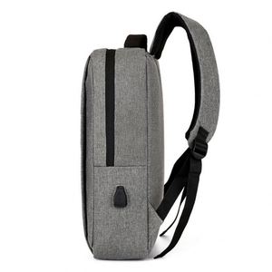 Sac à dos de voyage de luxe pour homme, résistant à l'eau, antivol, avec logo imprimé de haute qualité, pour ordinateur portable, sac à dos pour collège - Product Image 4