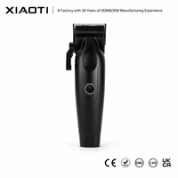 Tondeuse à cheveux sans fil à coupe fluide, compacte, à faibles vibrations, avec moteur rotatif DC puissant à couple élevé et lame DLC